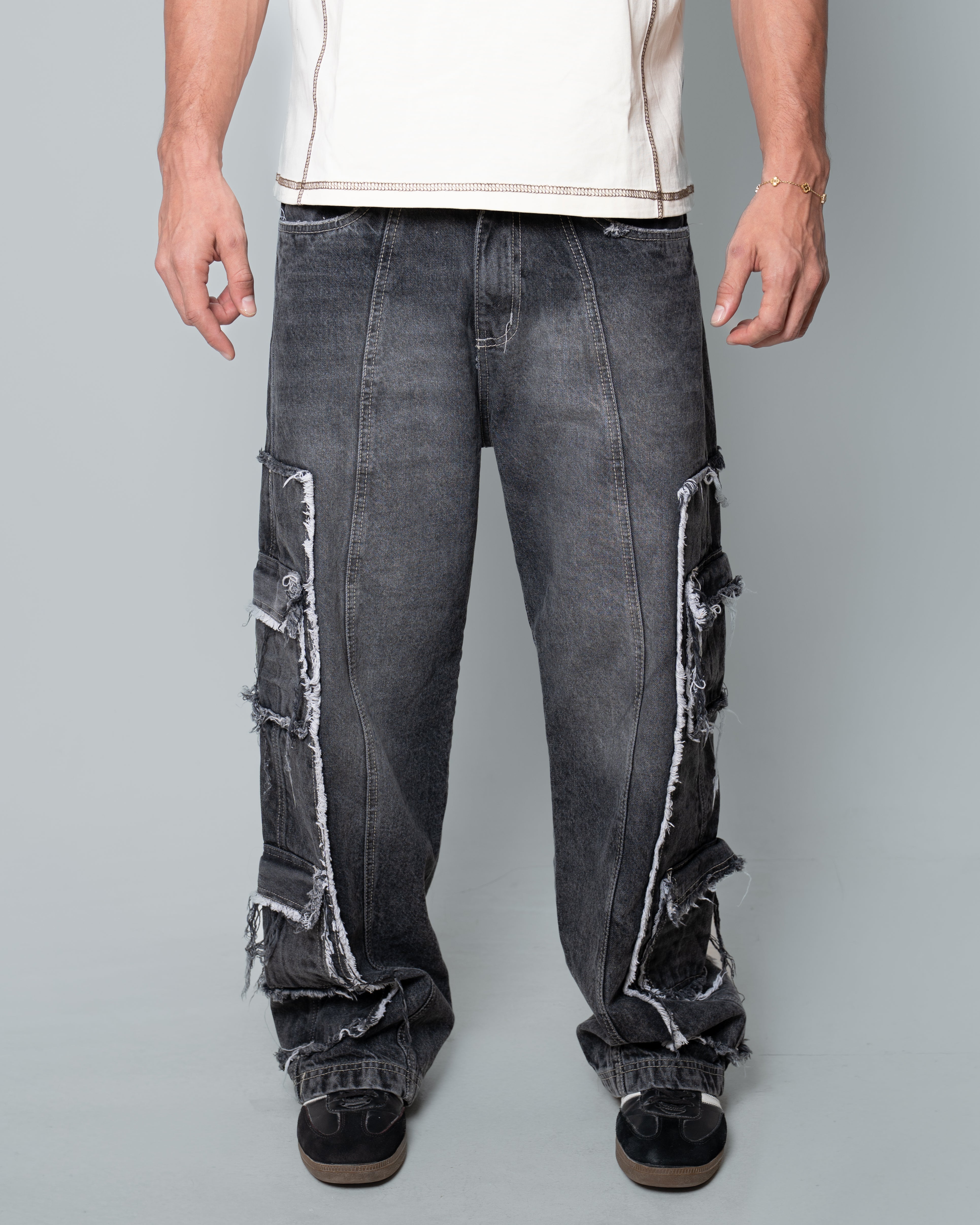 JEANS CARGO DOUBLE